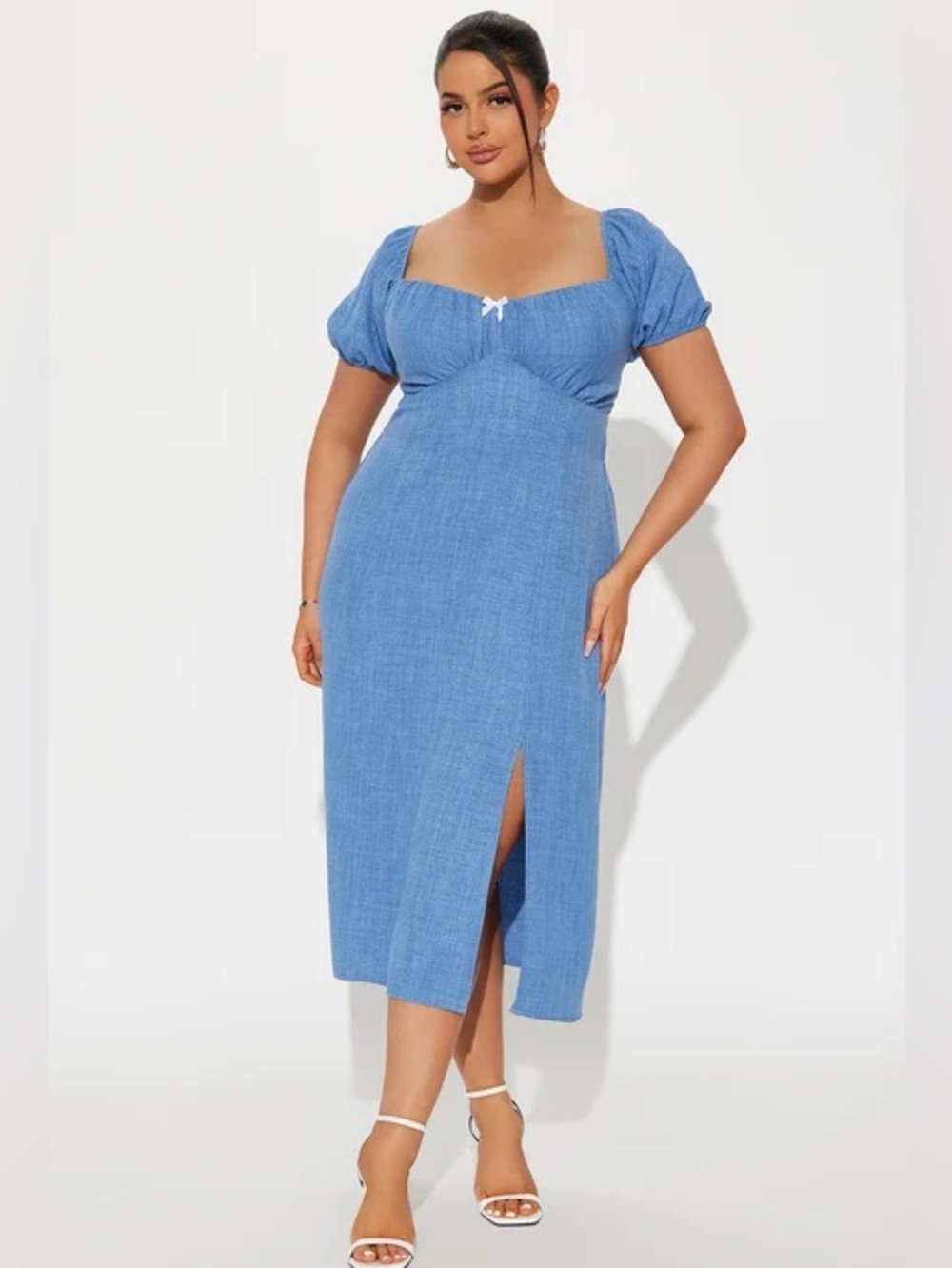 BNWT Fashion Nova Sadie Linen Midi Dress